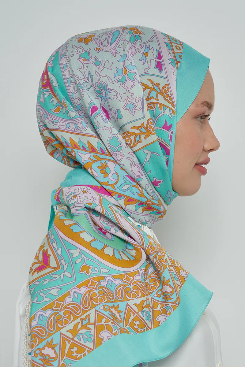 Paisley Koleksiyonu Pateh Şal - Yeşil