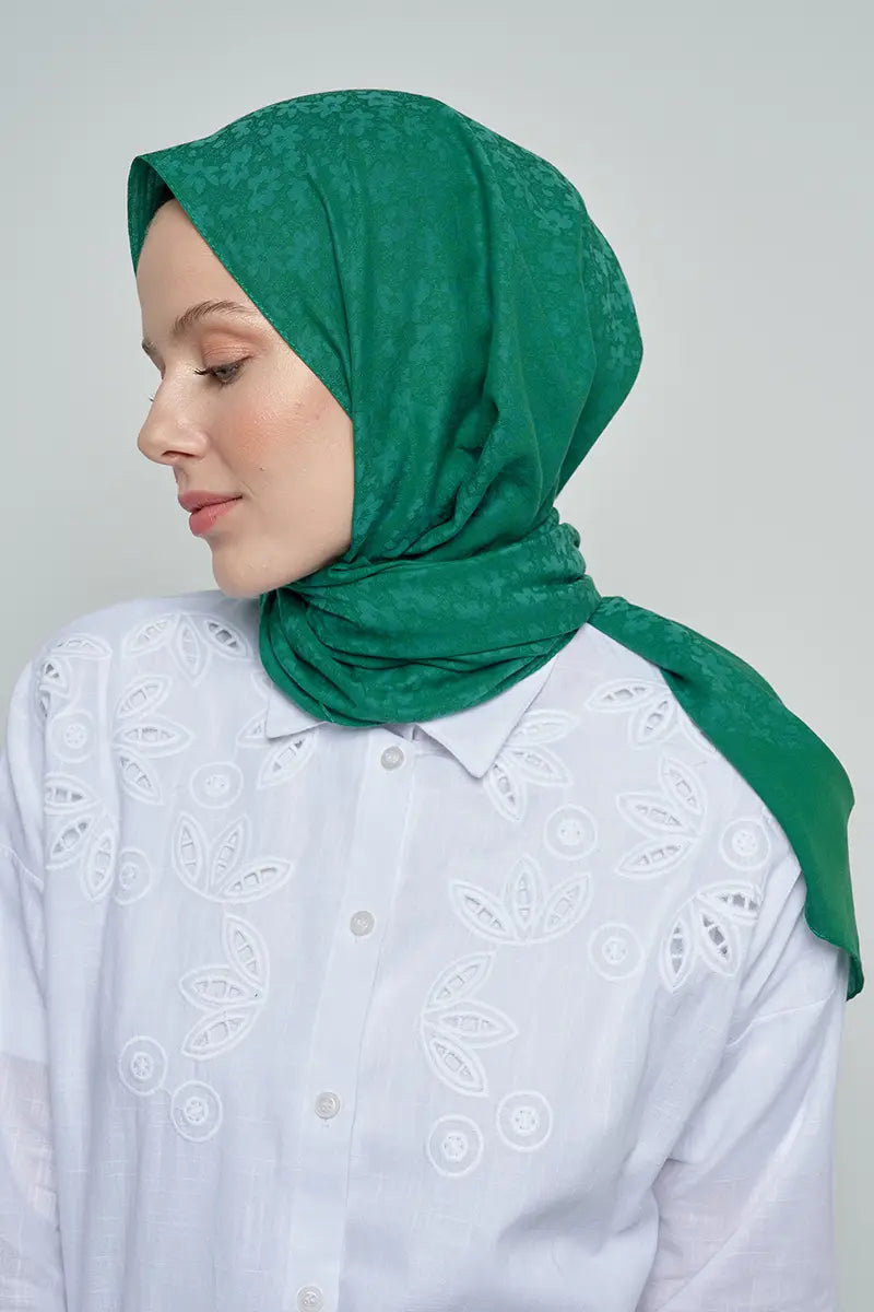 Pamuklu Şal Çiçek Desen - Benetton