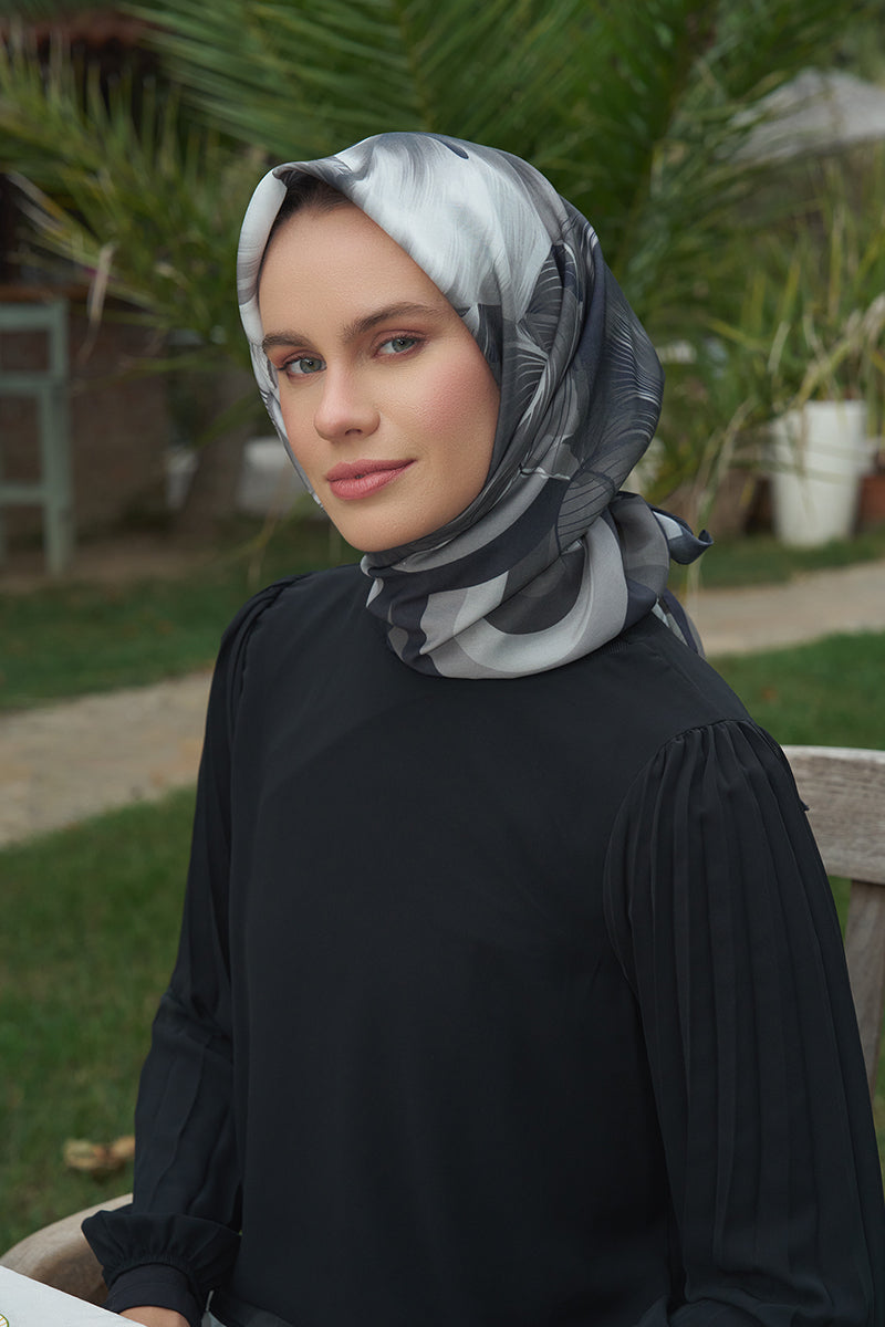 Calla Modal Eşarp - Siyah