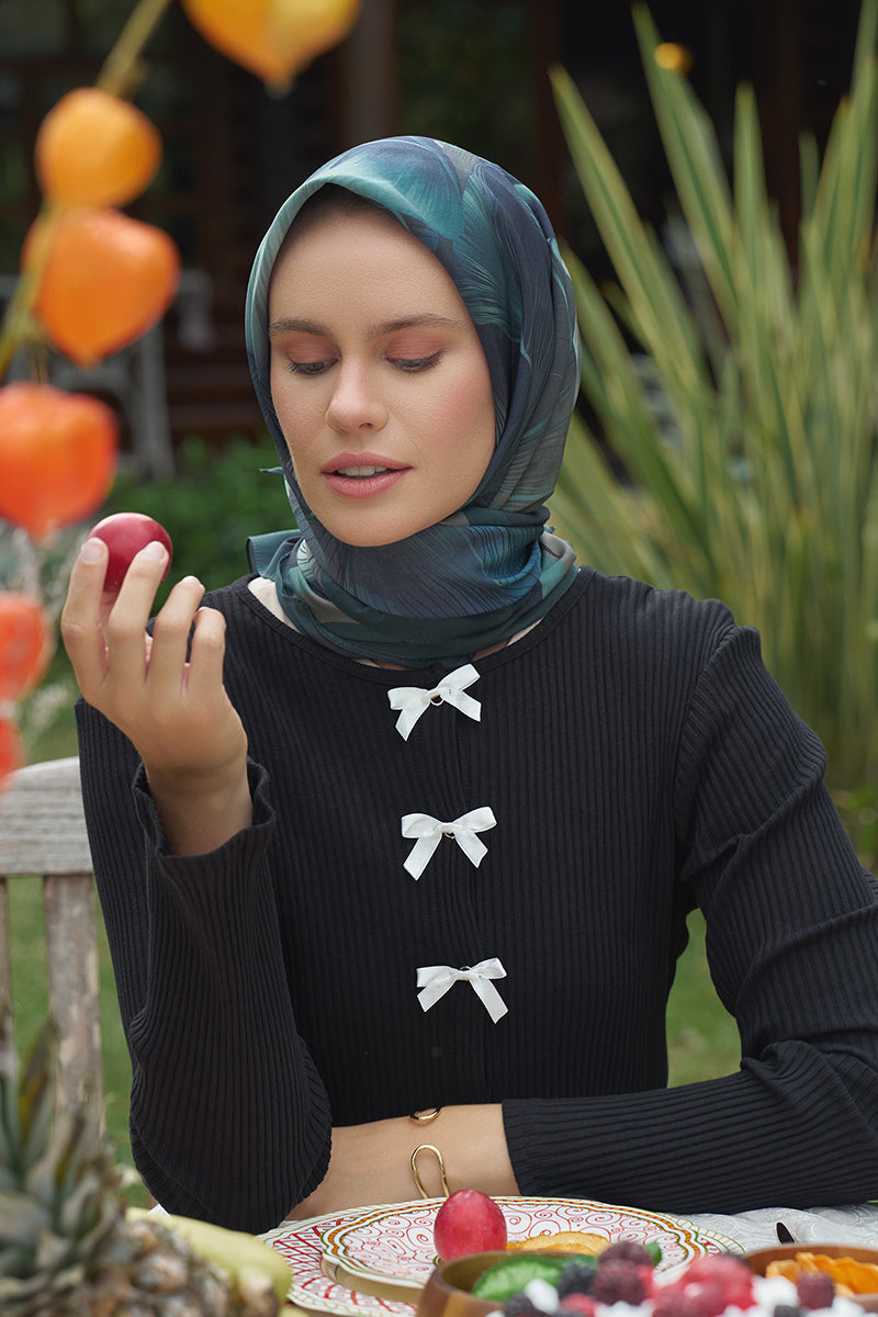 Calla Modal Eşarp - Yeşil