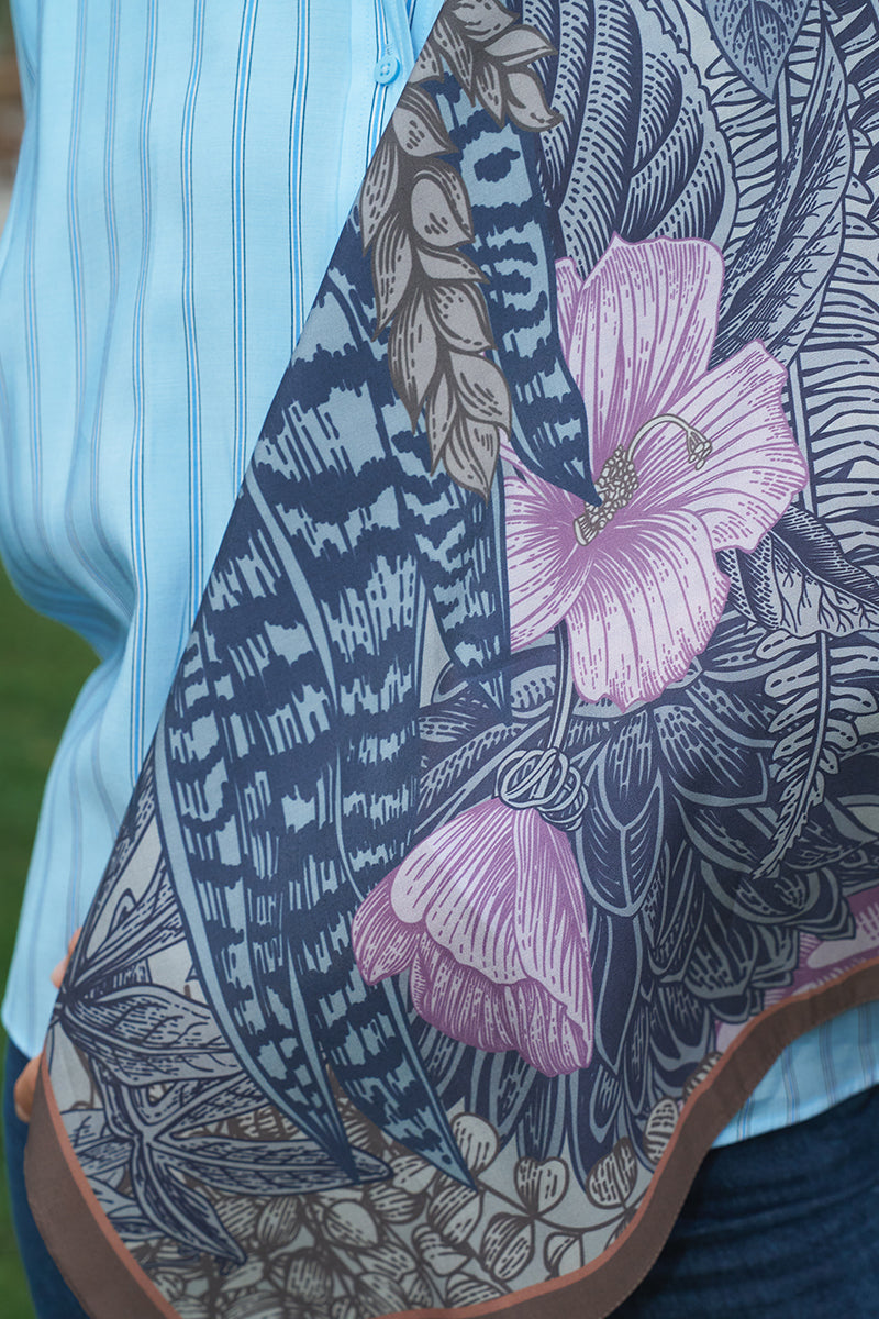 Elysium Modal Eşarp - Lacivert