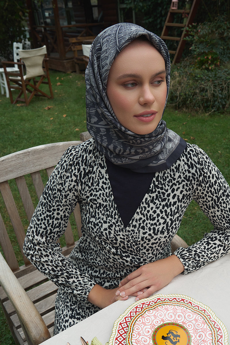 Elysium Modal Eşarp - Siyah