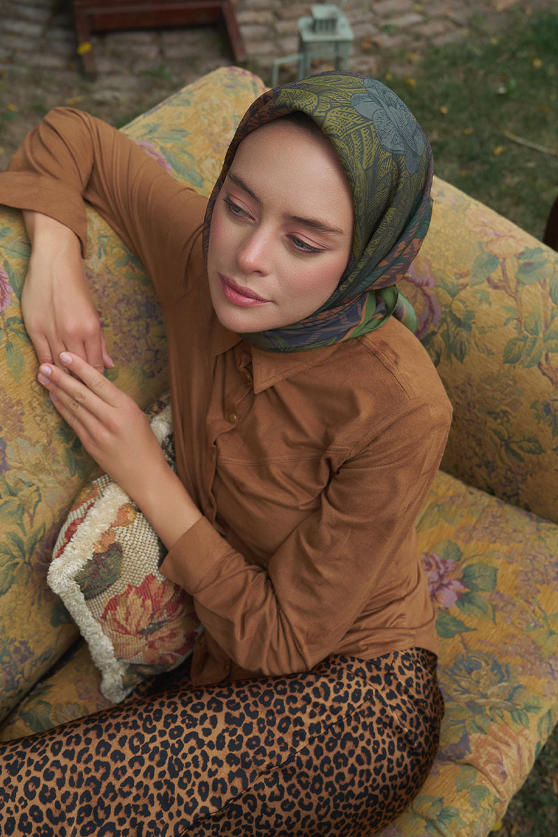 Elysium Modal Eşarp - Yeşil