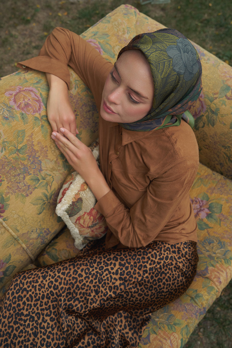 Elysium Modal Eşarp - Yeşil