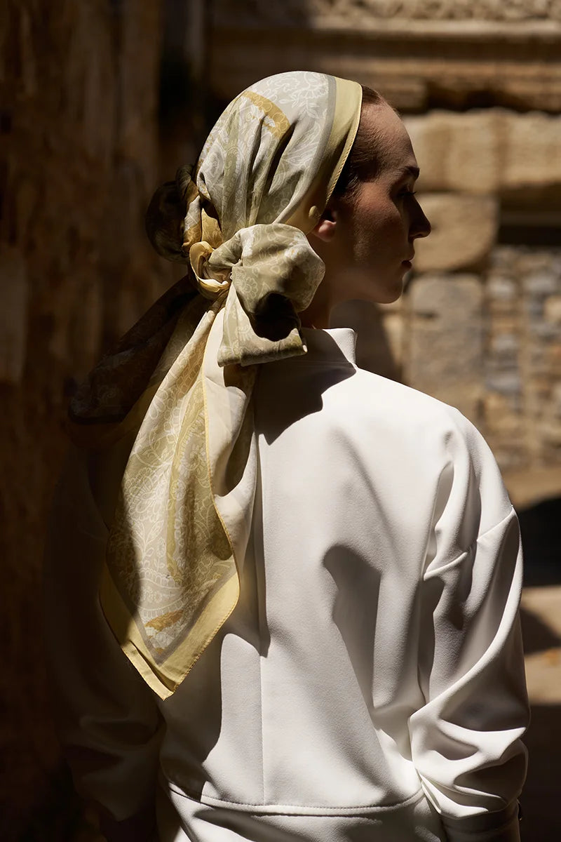 Sunrise Rüya Desen Şal - Sarı