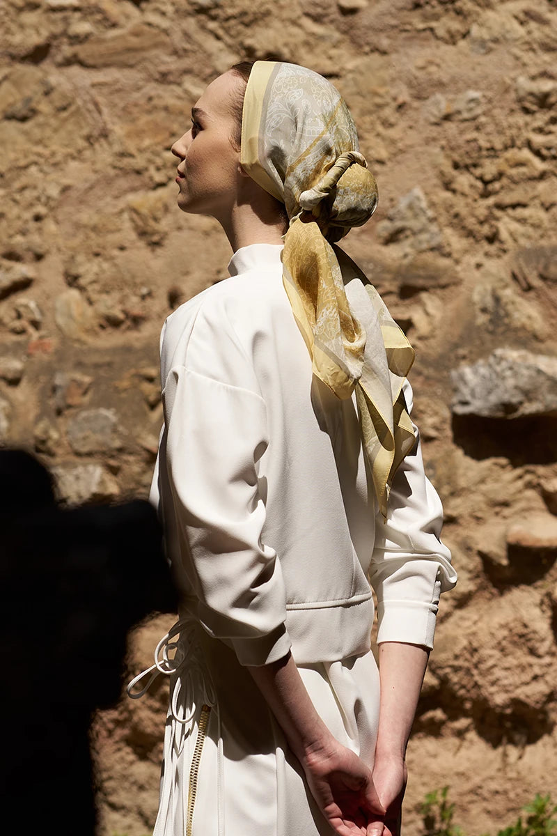 Sunrise Rüya Desen Şal - Sarı