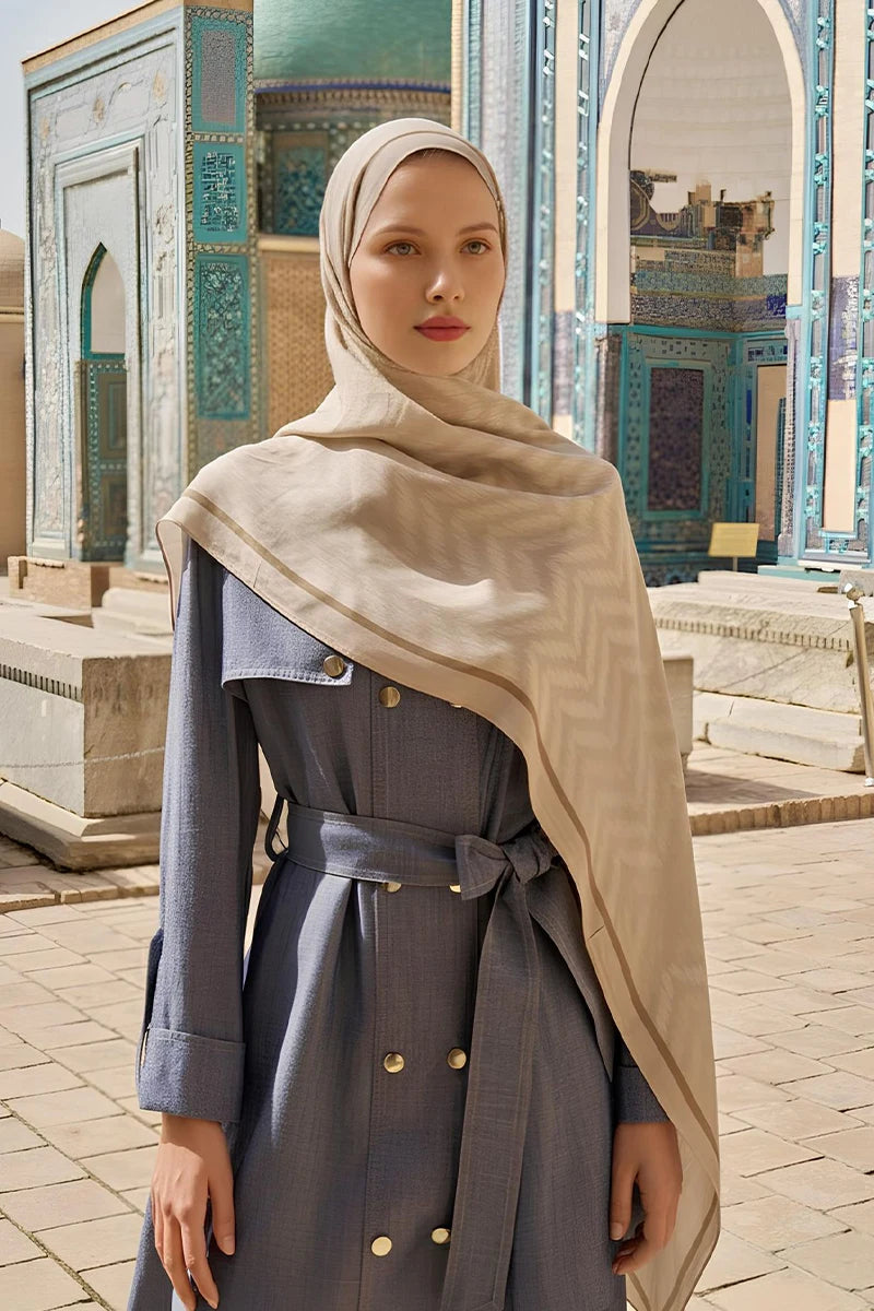 Velisse Floss Viscose Shawl - Beige