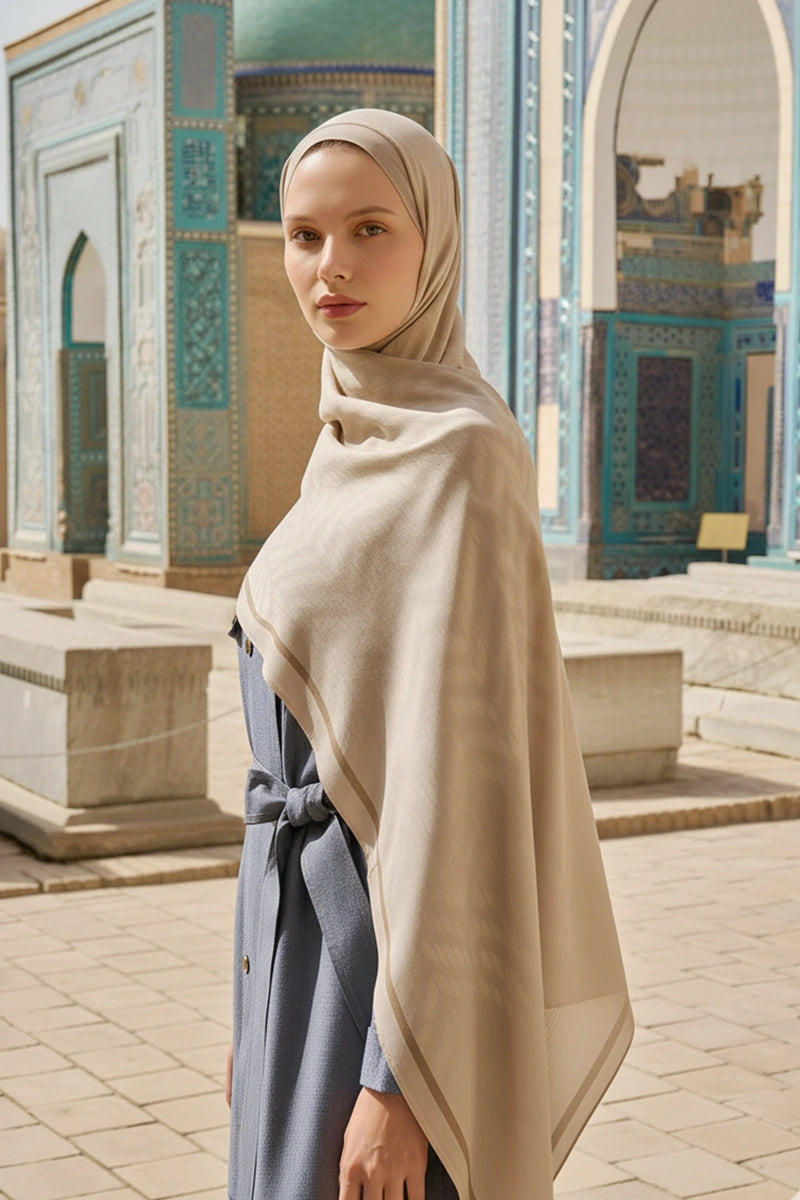 Velisse Floss Viscose Shawl - Beige