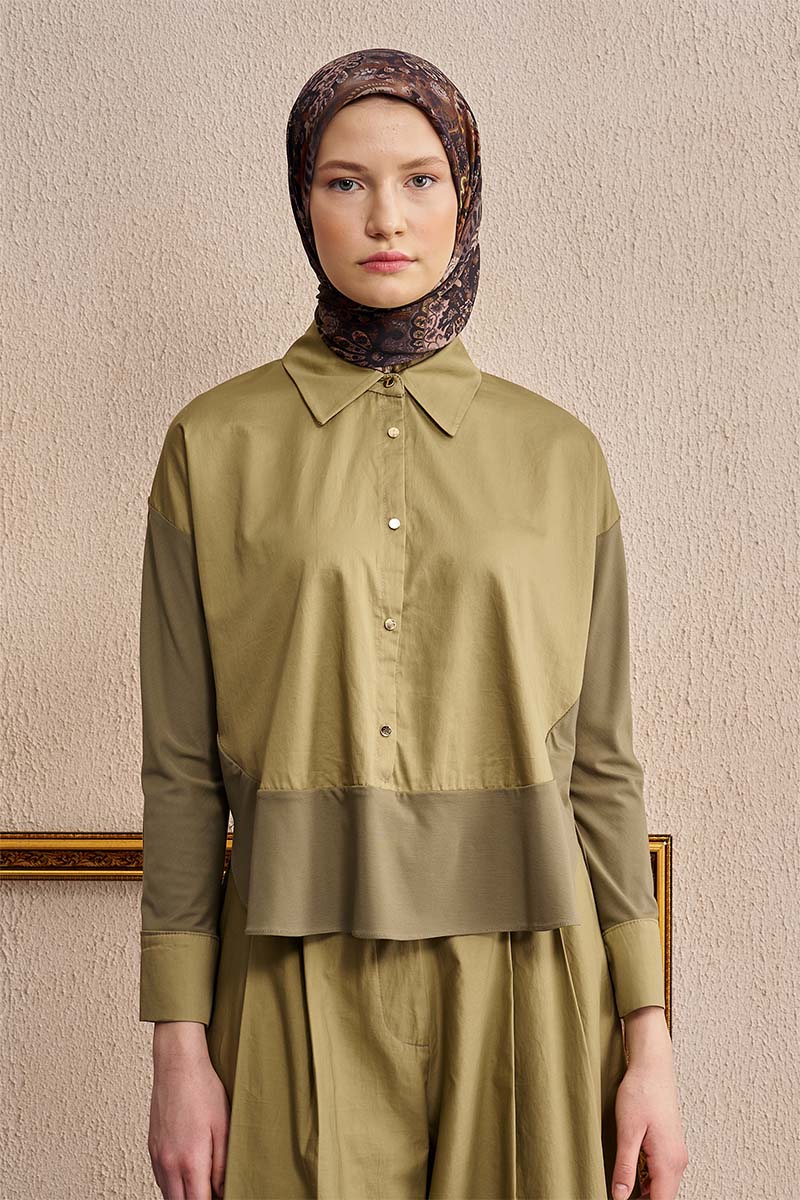 Vision Art Collection Verse Eşarp - Vizon