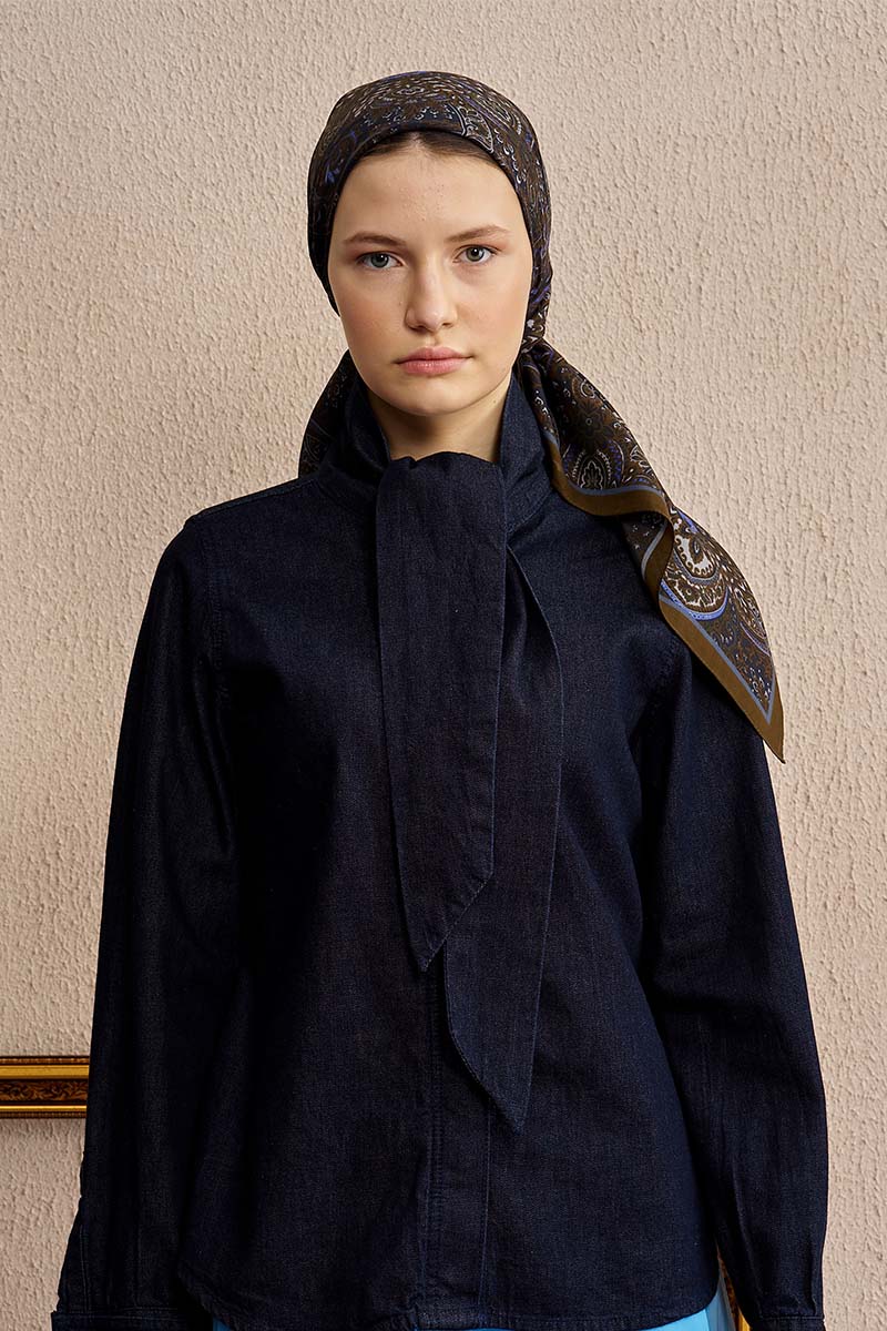 Vision Art Collection Vibrania Eşarp - Haki